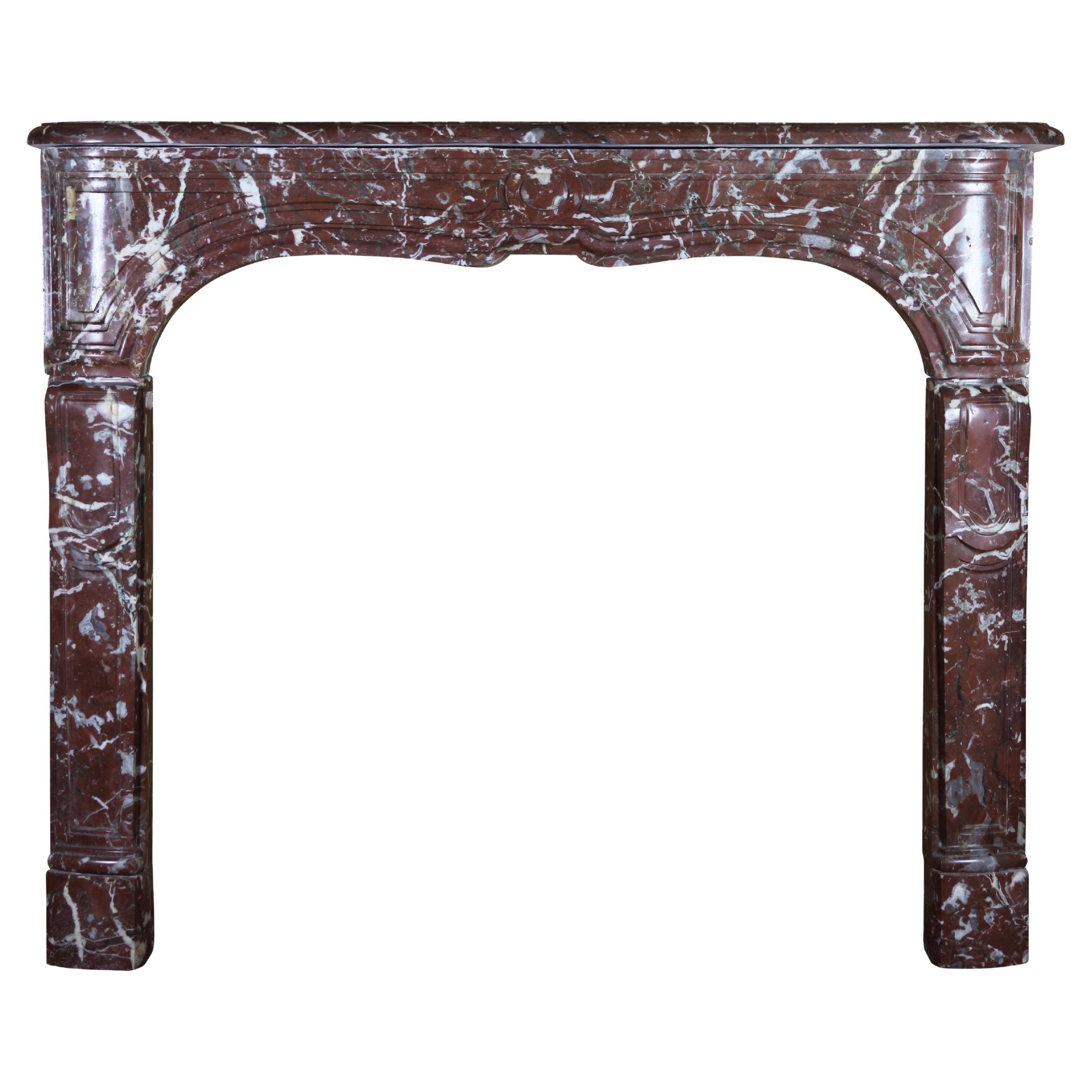 18th Century Belgian Brown Marble Fireplace From The City Of Ghent