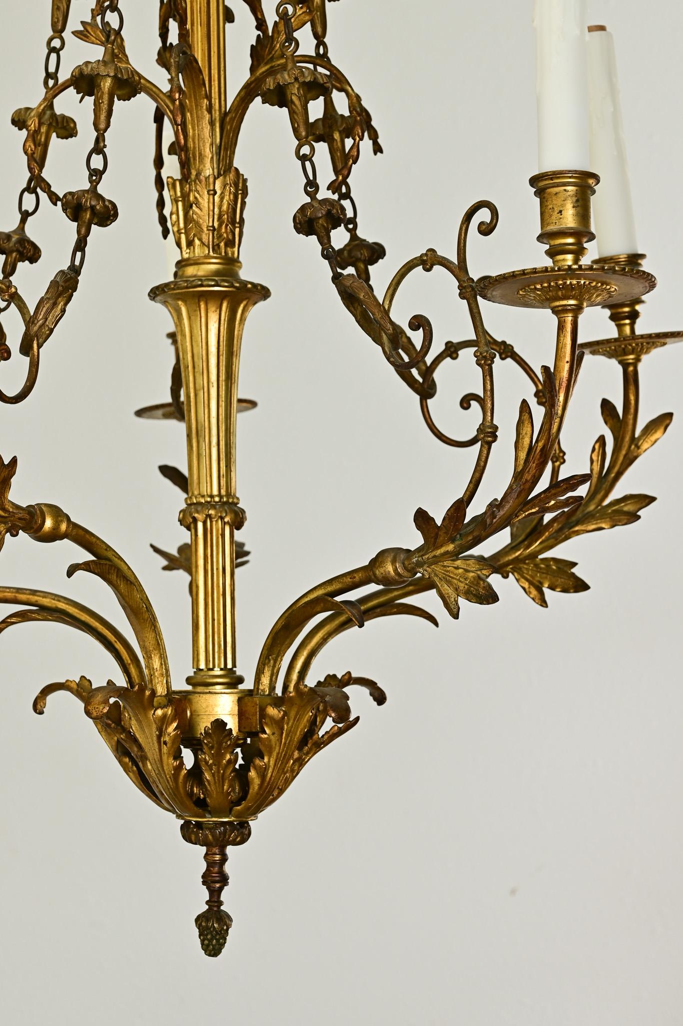 18th Century Belgian Louis XVI-style Chandelier For Sale 8