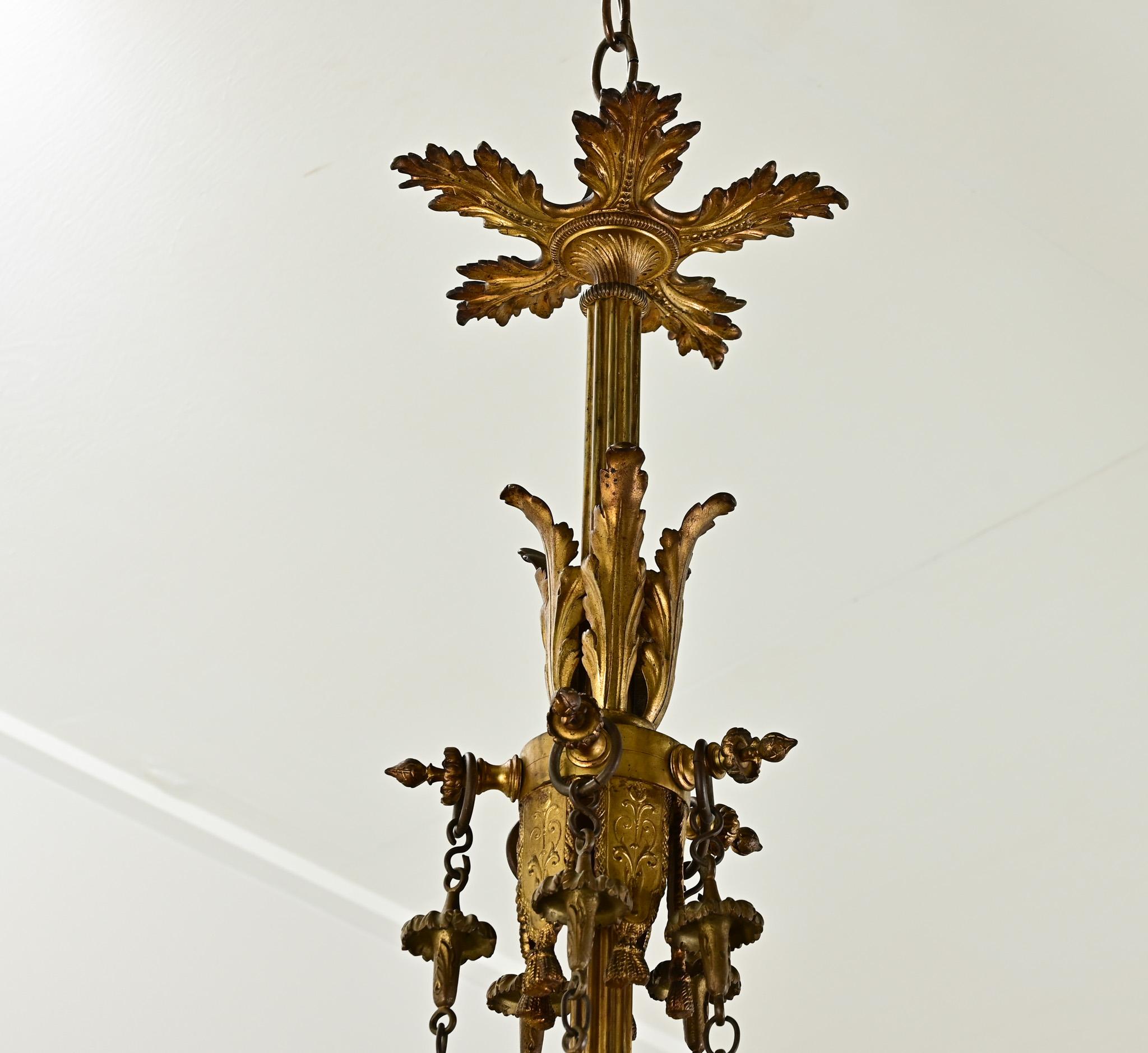 Metalwork 18th Century Belgian Louis XVI-style Chandelier For Sale