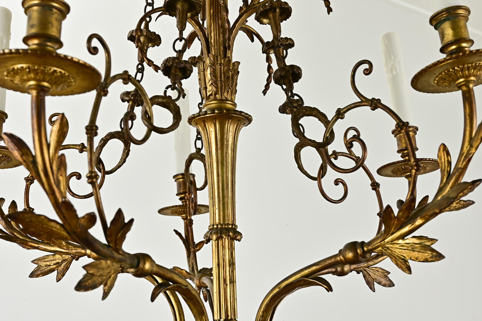 18th Century and Earlier 18th Century Belgian Louis XVI-style Chandelier For Sale