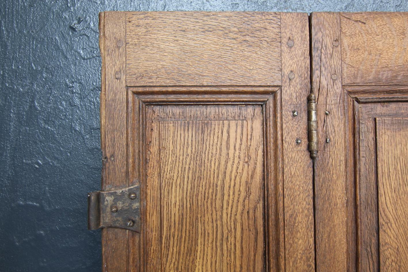 18th Century Belgian Oak Shutters 9