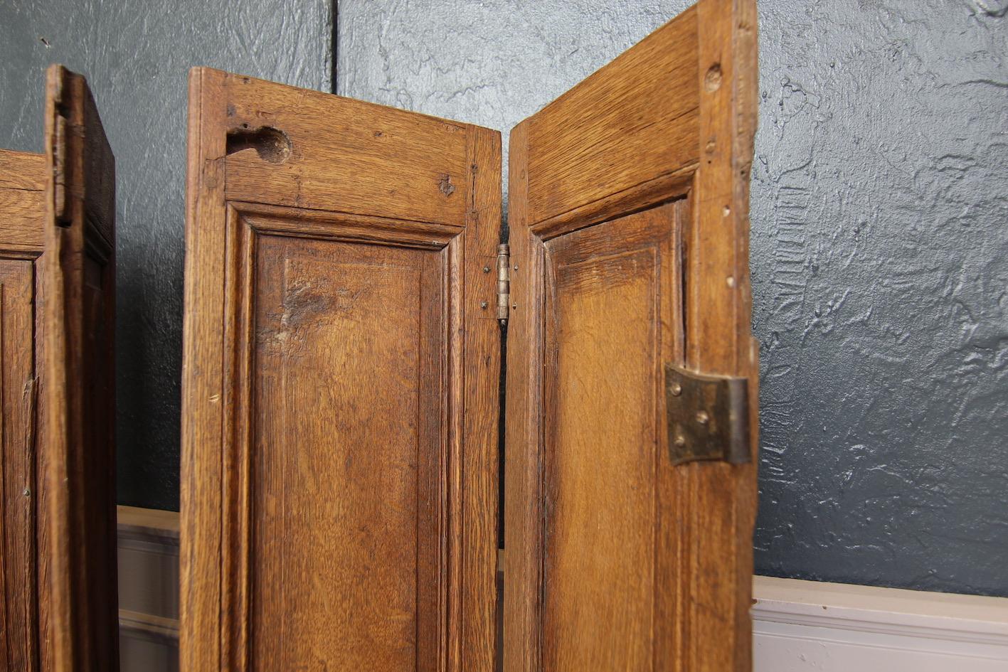 18th Century Belgian Oak Shutters 10