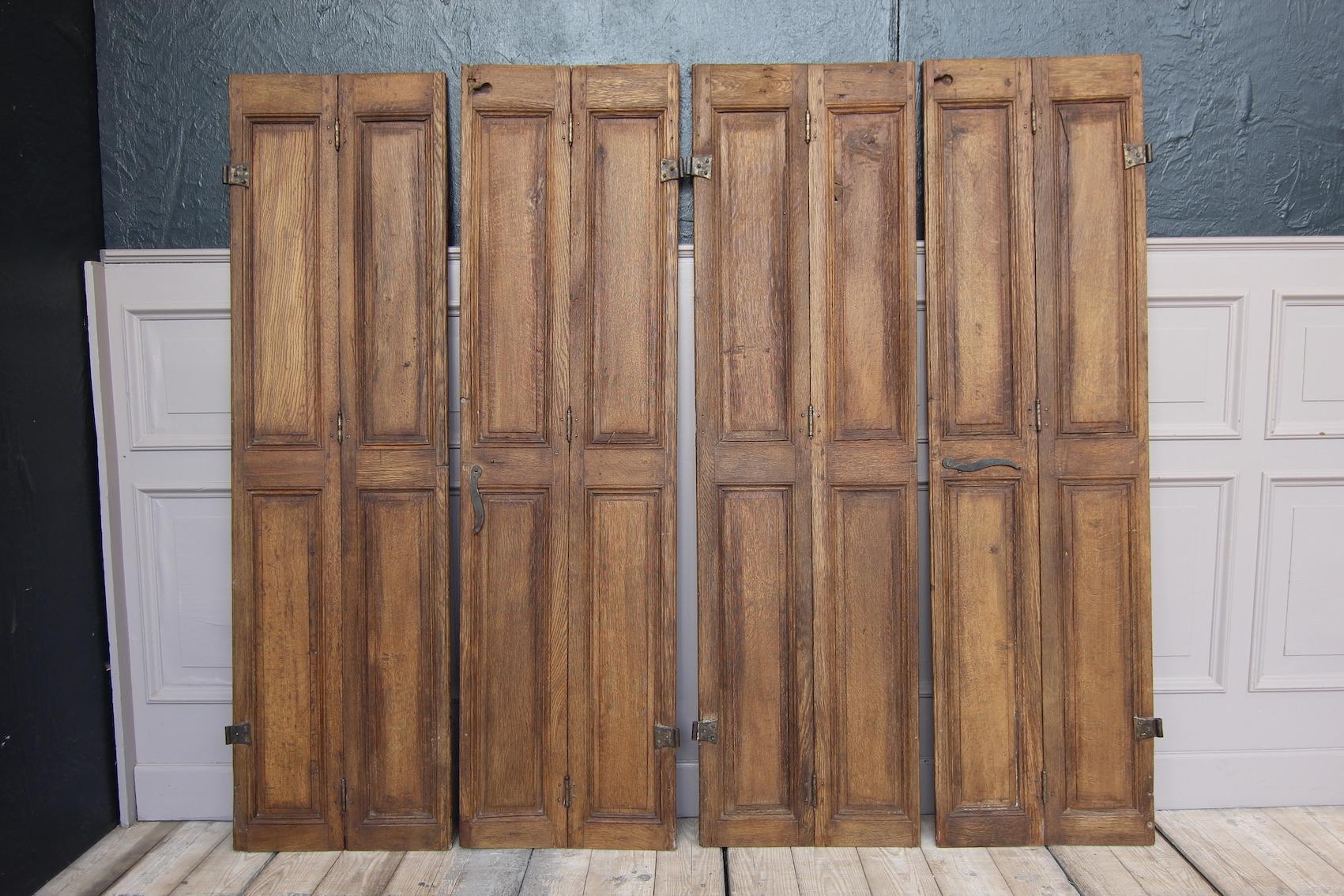 18th Century Belgian Oak Shutters 3