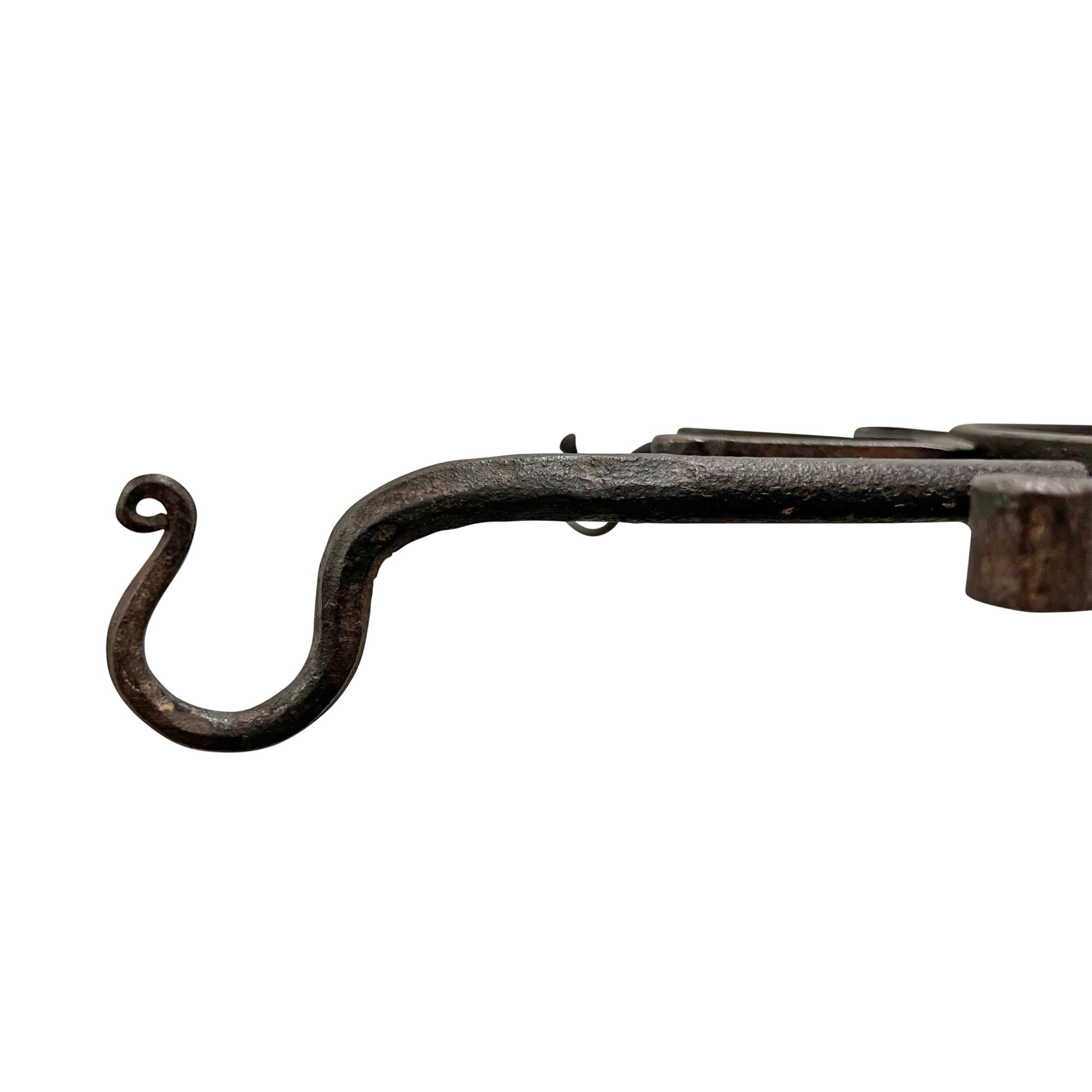 18th Century Belgian Wrought-Iron Gun Rack For Sale 2