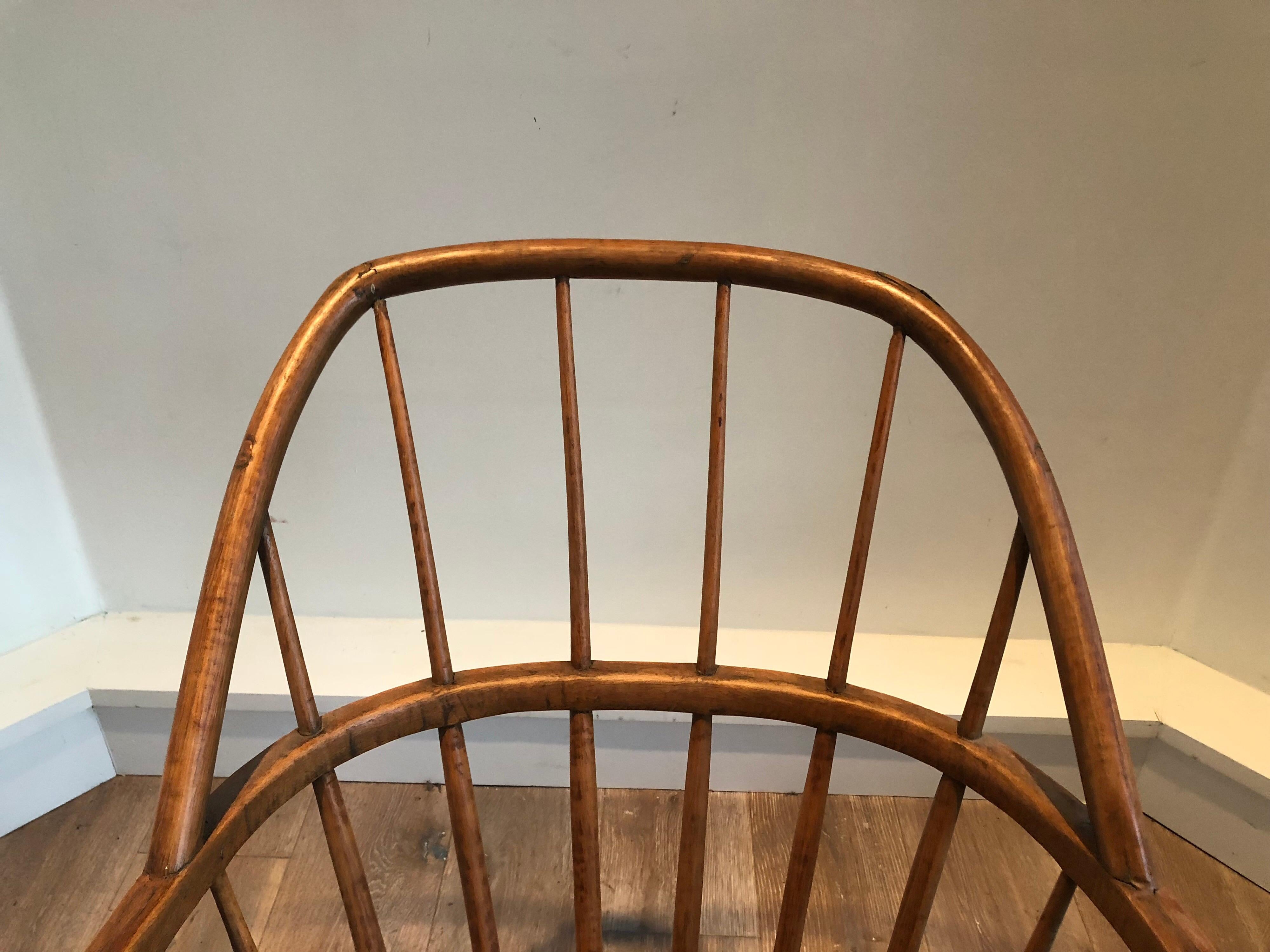 Chaise Windsor en bentwood du 18e siècle Bon état - En vente à Stockton, NJ