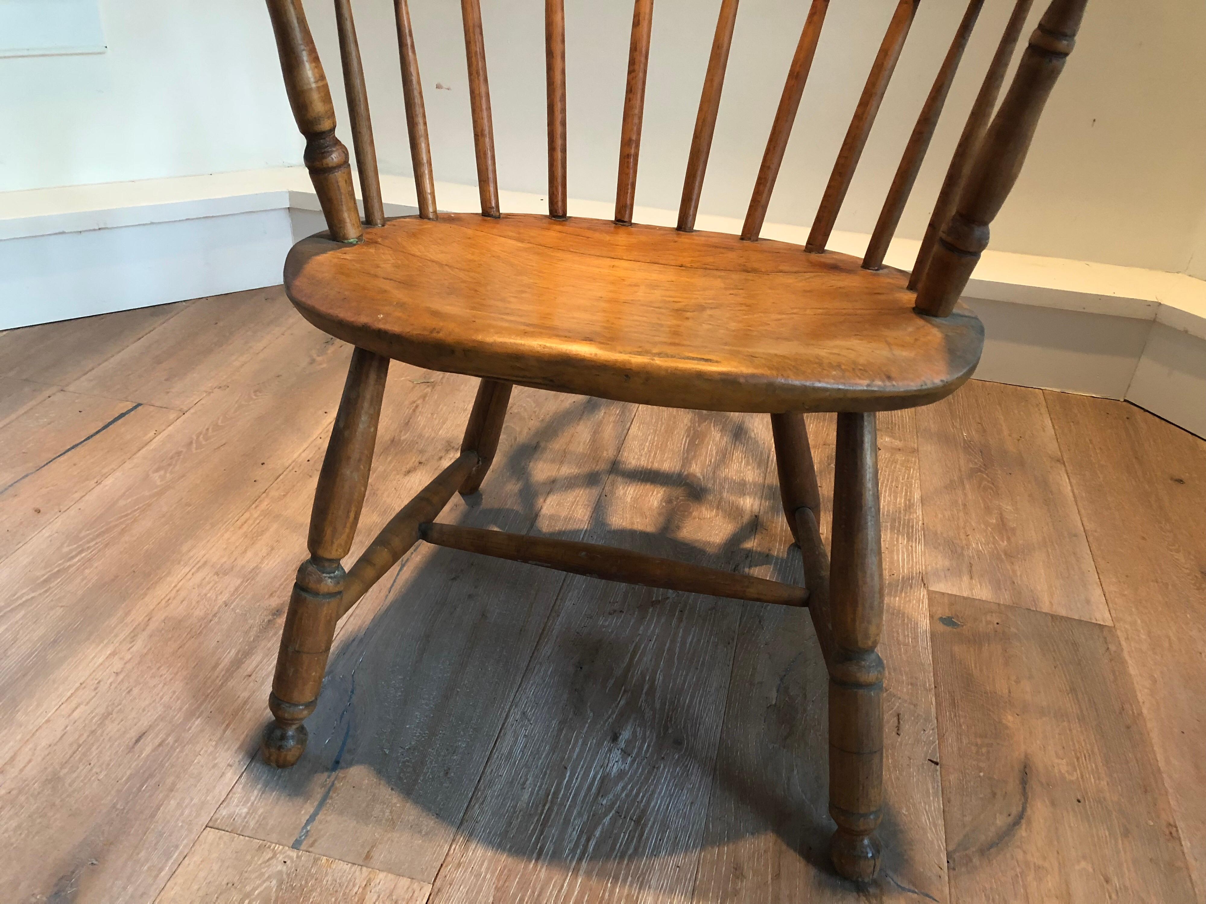 18th Century Bentwood Windsor Chair In Good Condition For Sale In Stockton, NJ