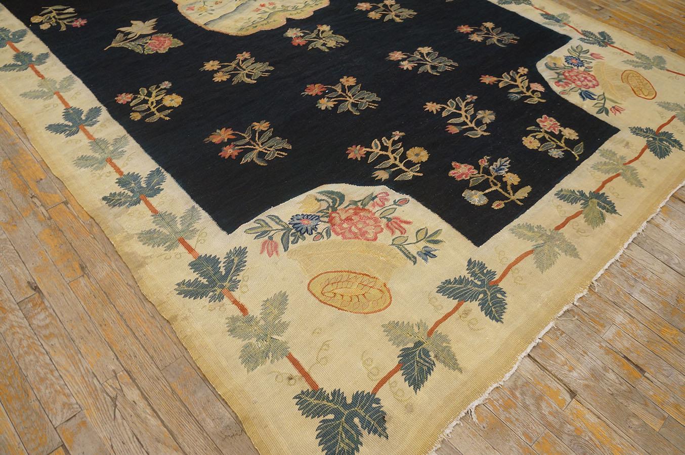 Alfombra de tejido plano de Besarabia del siglo XVIII ( 7'3