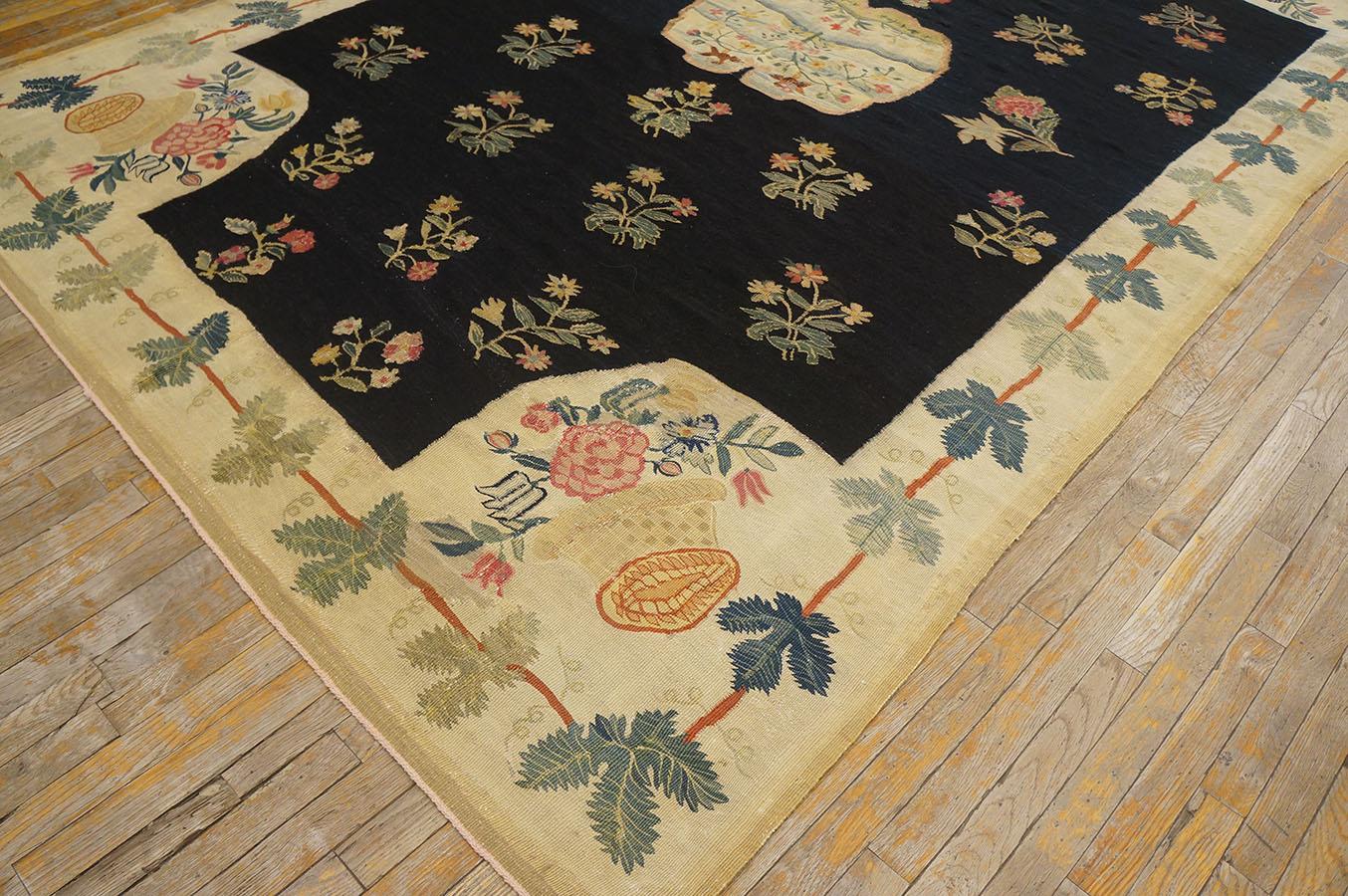 Alfombra de tejido plano de Besarabia del siglo XVIII ( 7'3