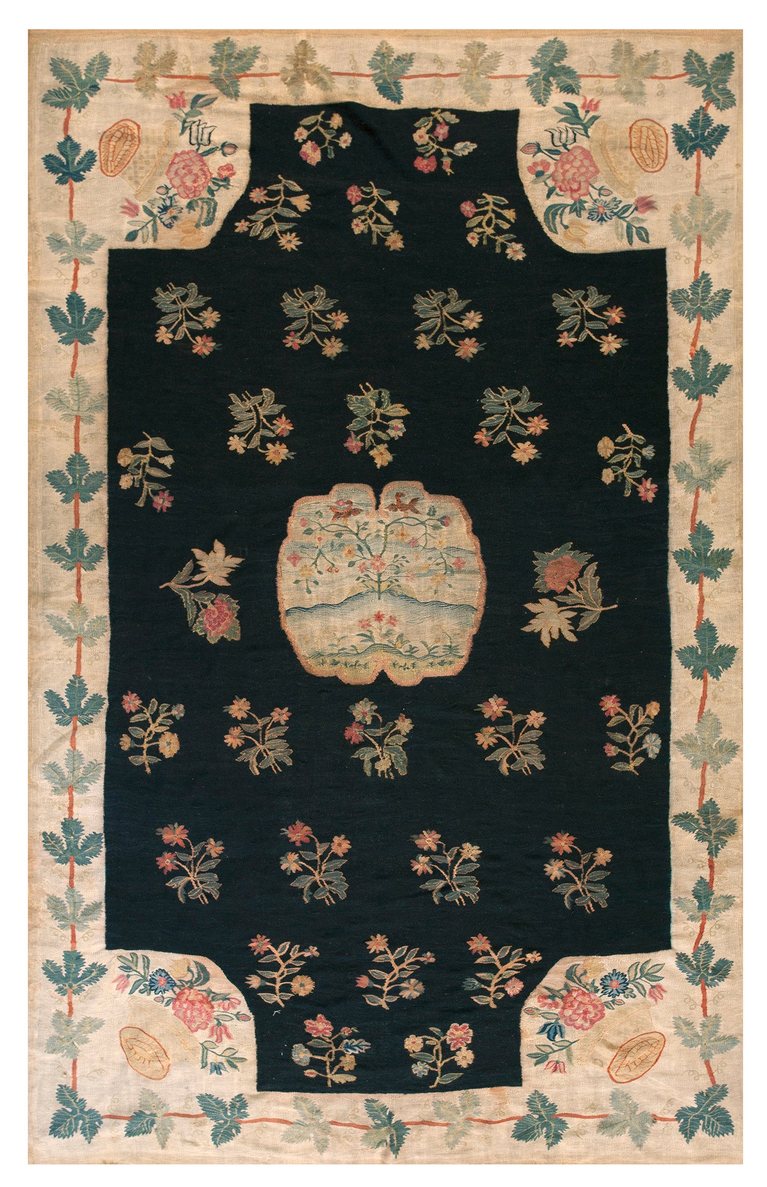 18th Century Bessarabian Flat-Weave Carpet ( 7'3" x 11'4" - 221 x 345 )