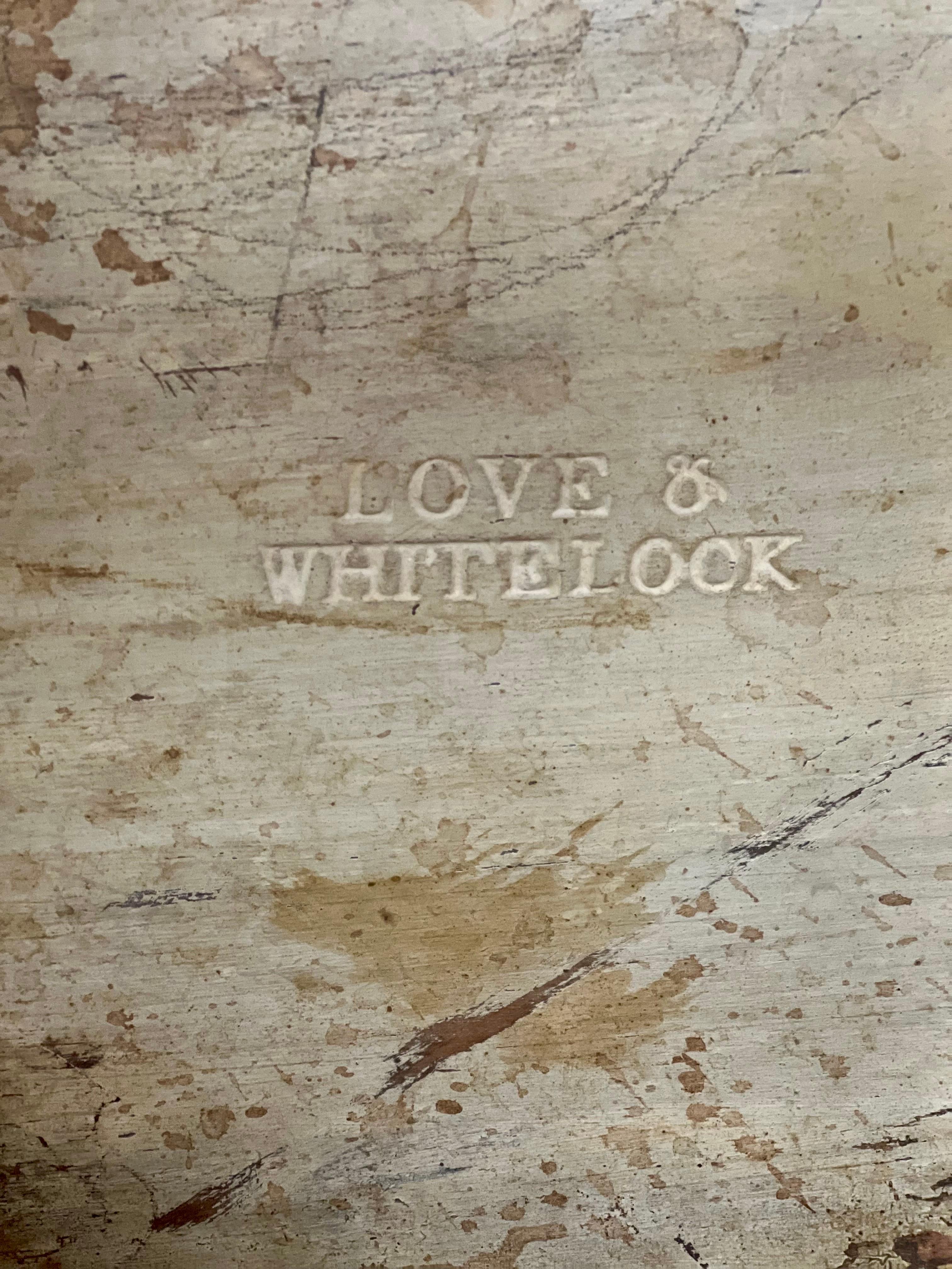 Windsor-Stühle aus Pennsylvania aus dem 18. Jahrhundert von Love & Whitelock, signiert im Angebot 14