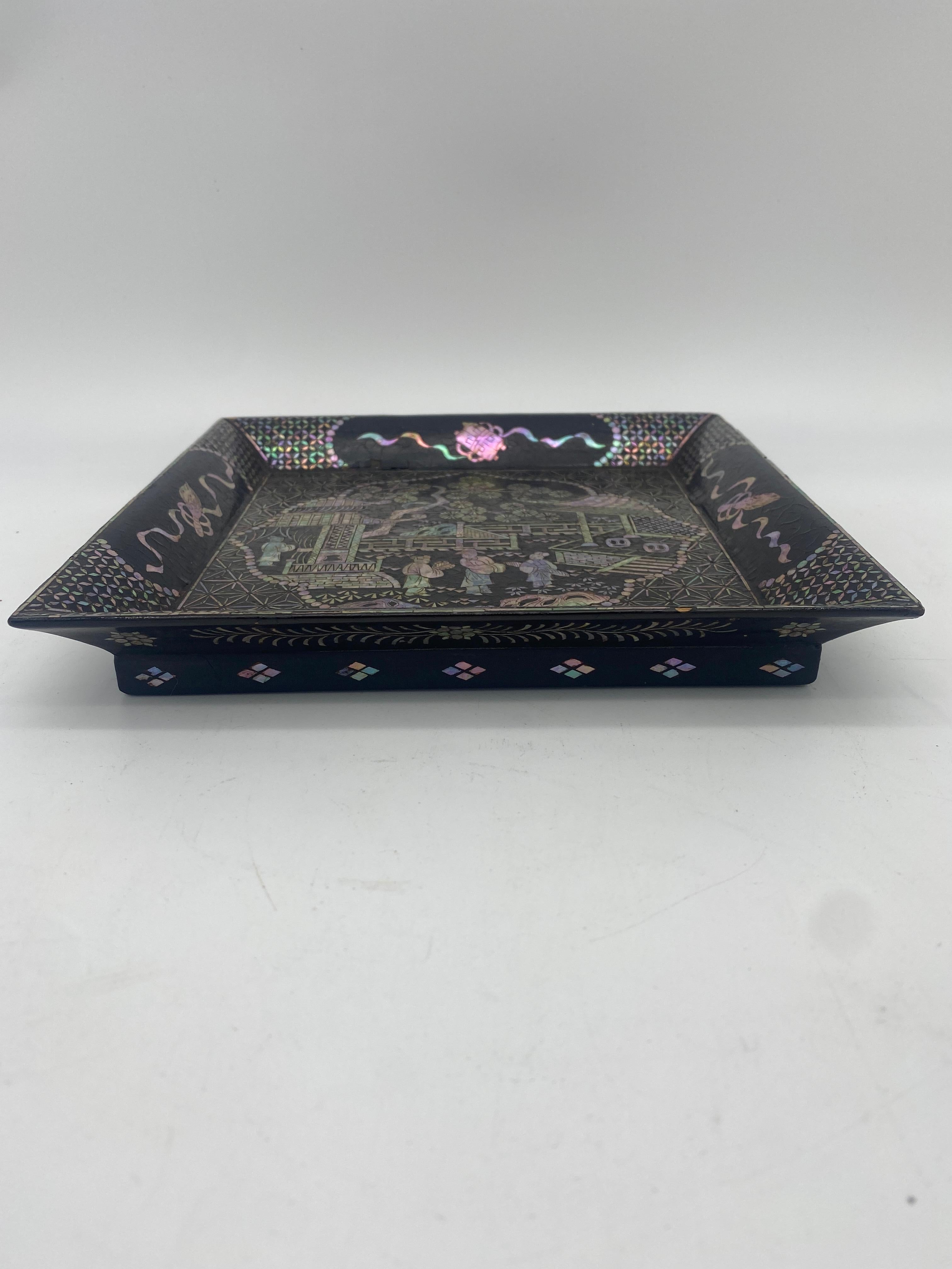 mother of pearl plate