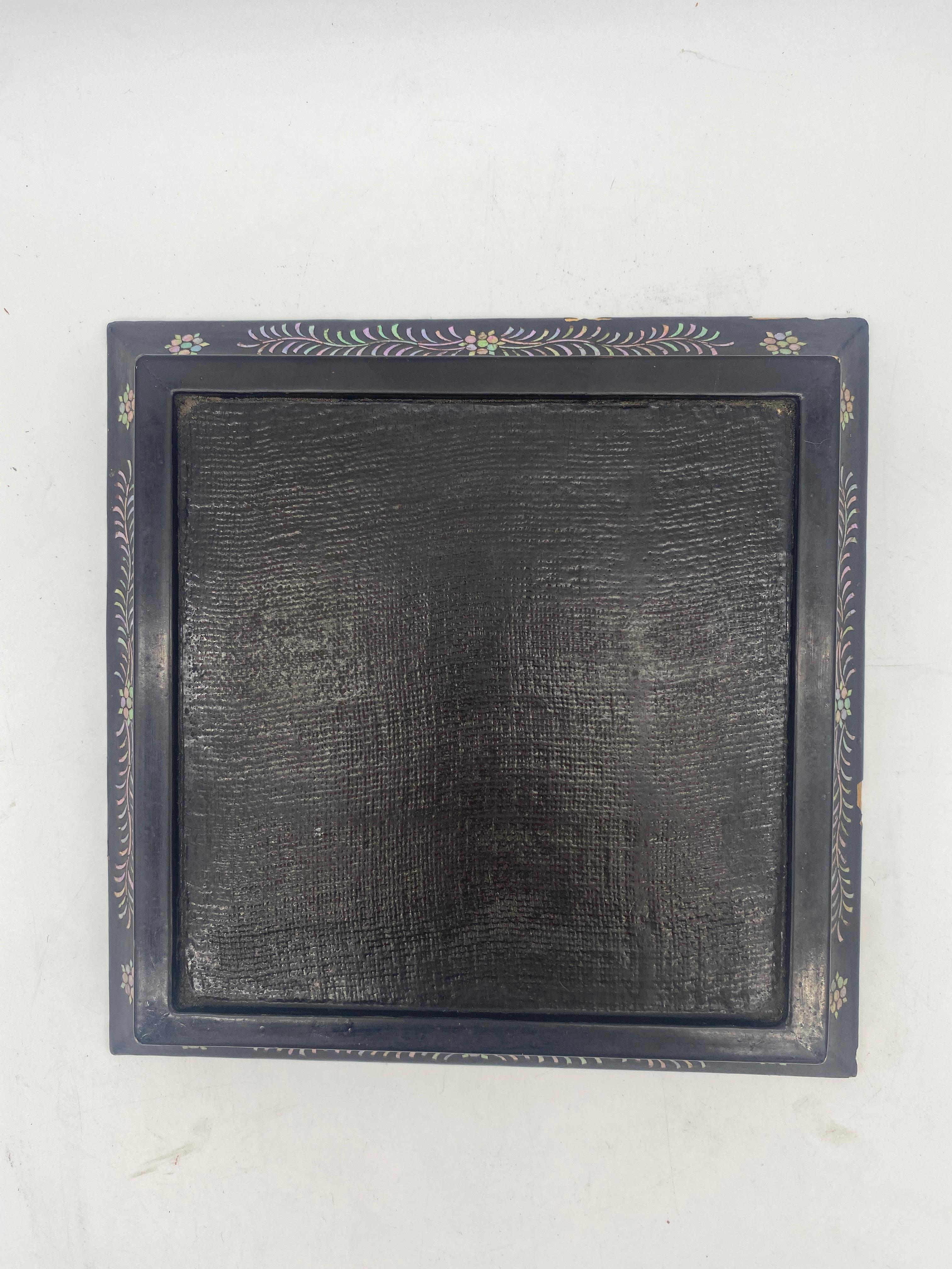 black lacquer mother of pearl inlay furniture