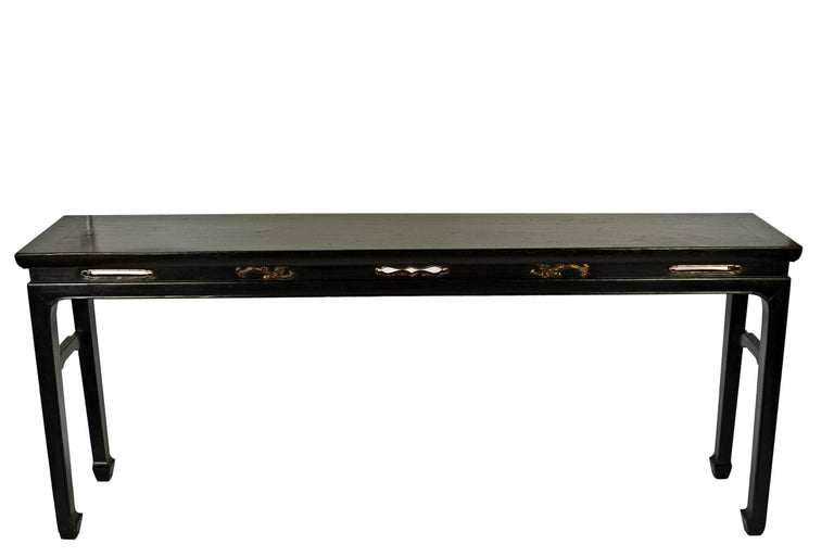 18th Century Black Lacquer Table For Sale at 1stDibs