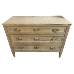 18th Century Bleached Gustavian Commode