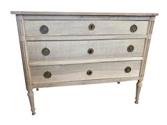 18th Century Bleached Italian Walnut Louis XVI Commode