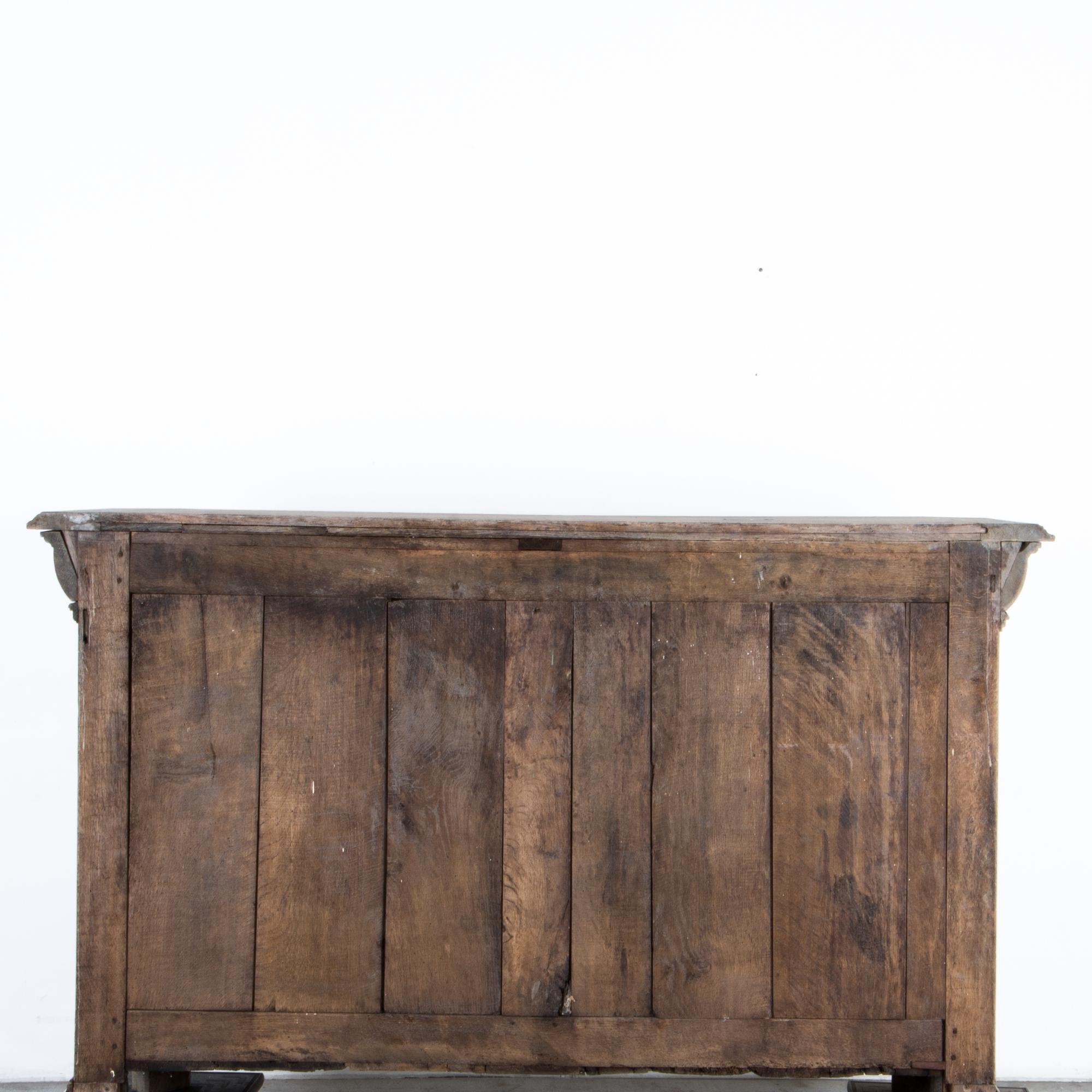 18th Century Bleached Oak Belgian Buffet 6