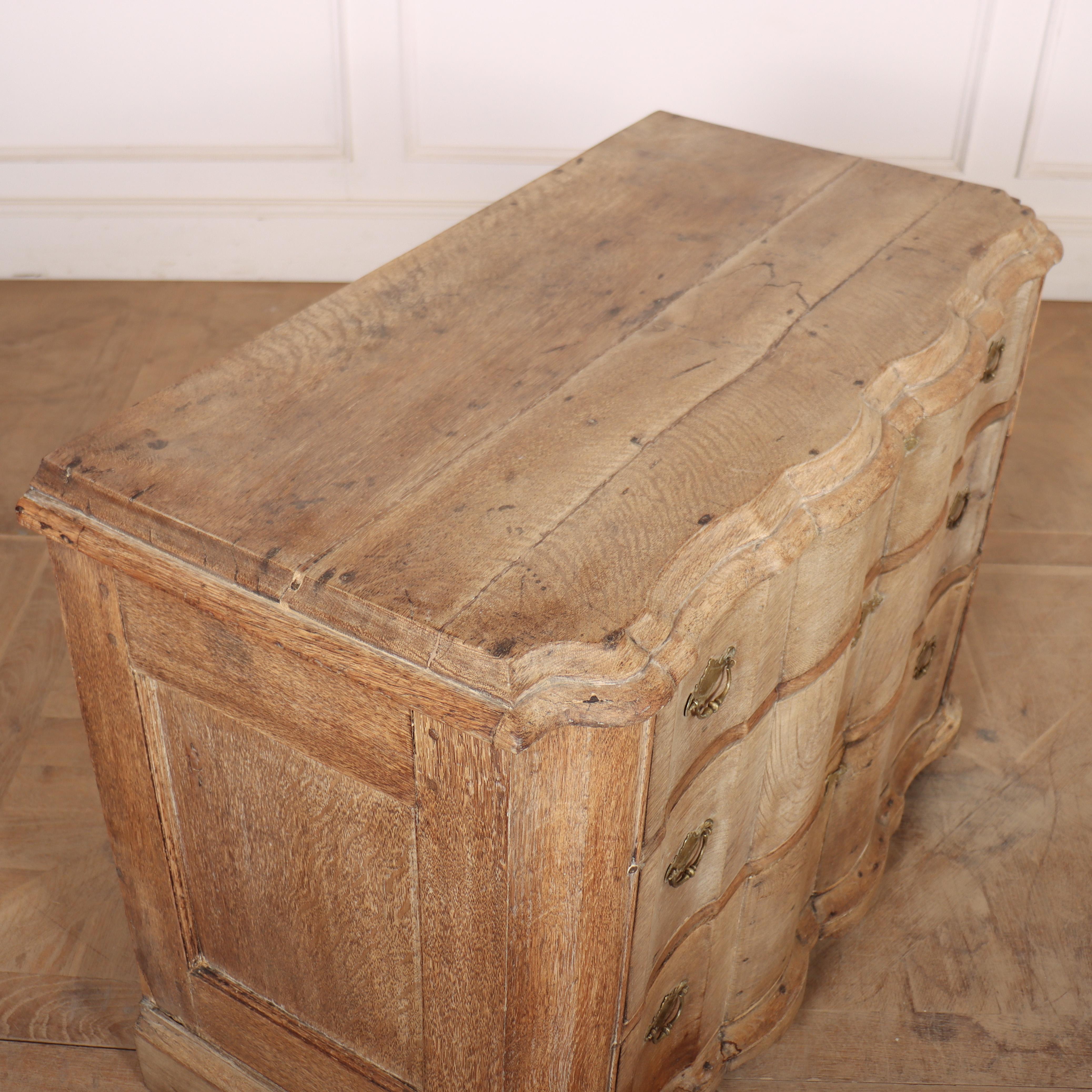 18th Century Bleached Oak Commode 5