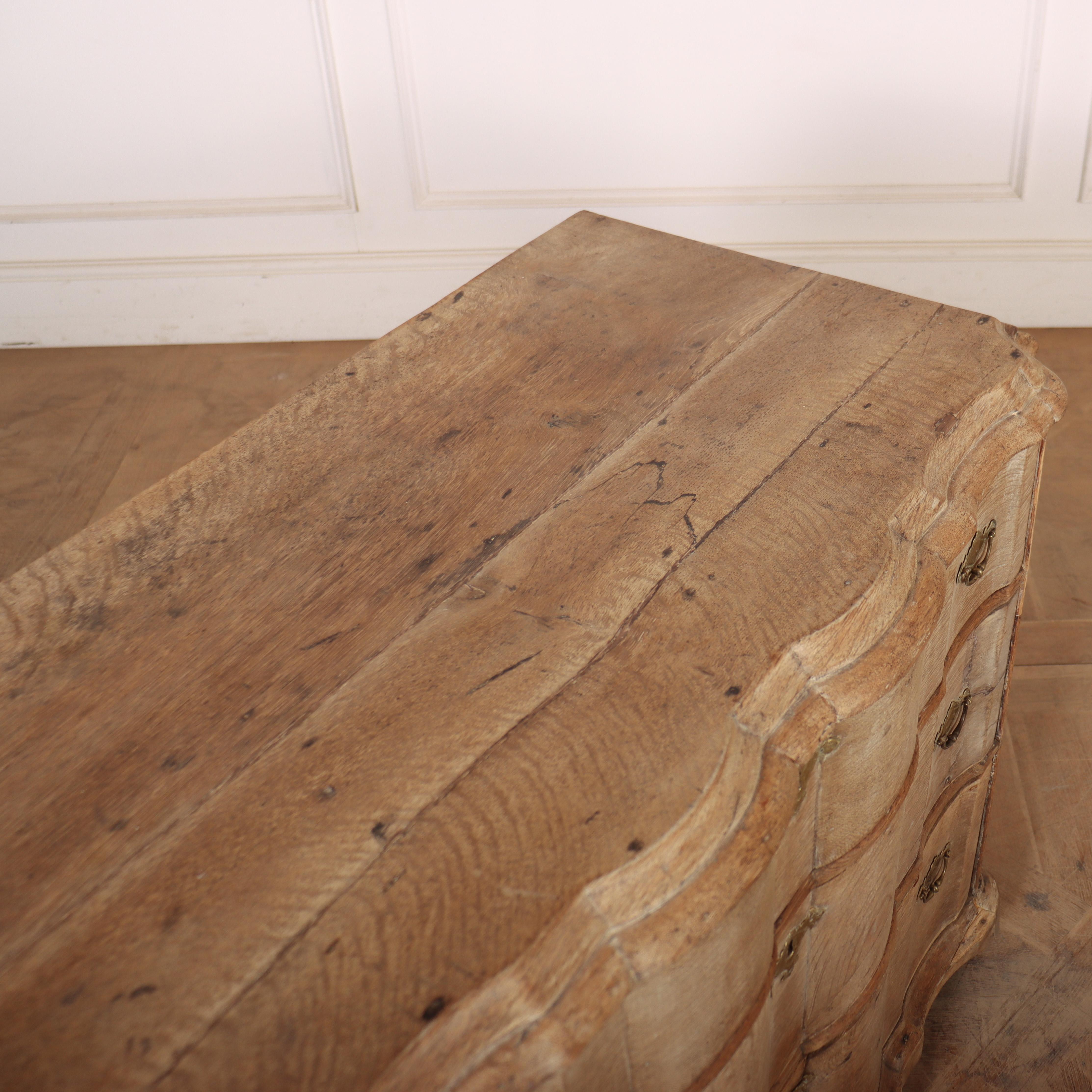 18th Century Bleached Oak Commode 6
