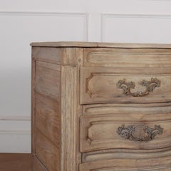 18th Century Bleached Oak Commode