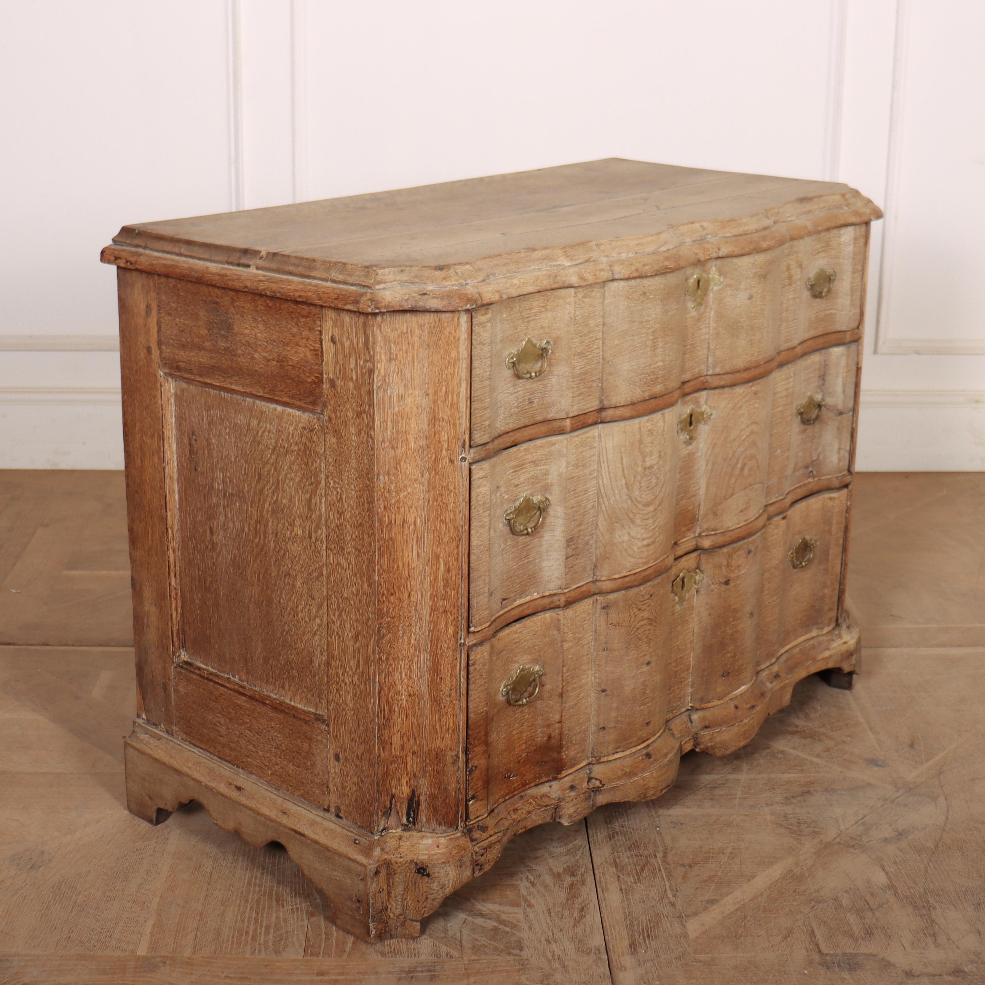 18th Century Bleached Oak Commode 2
