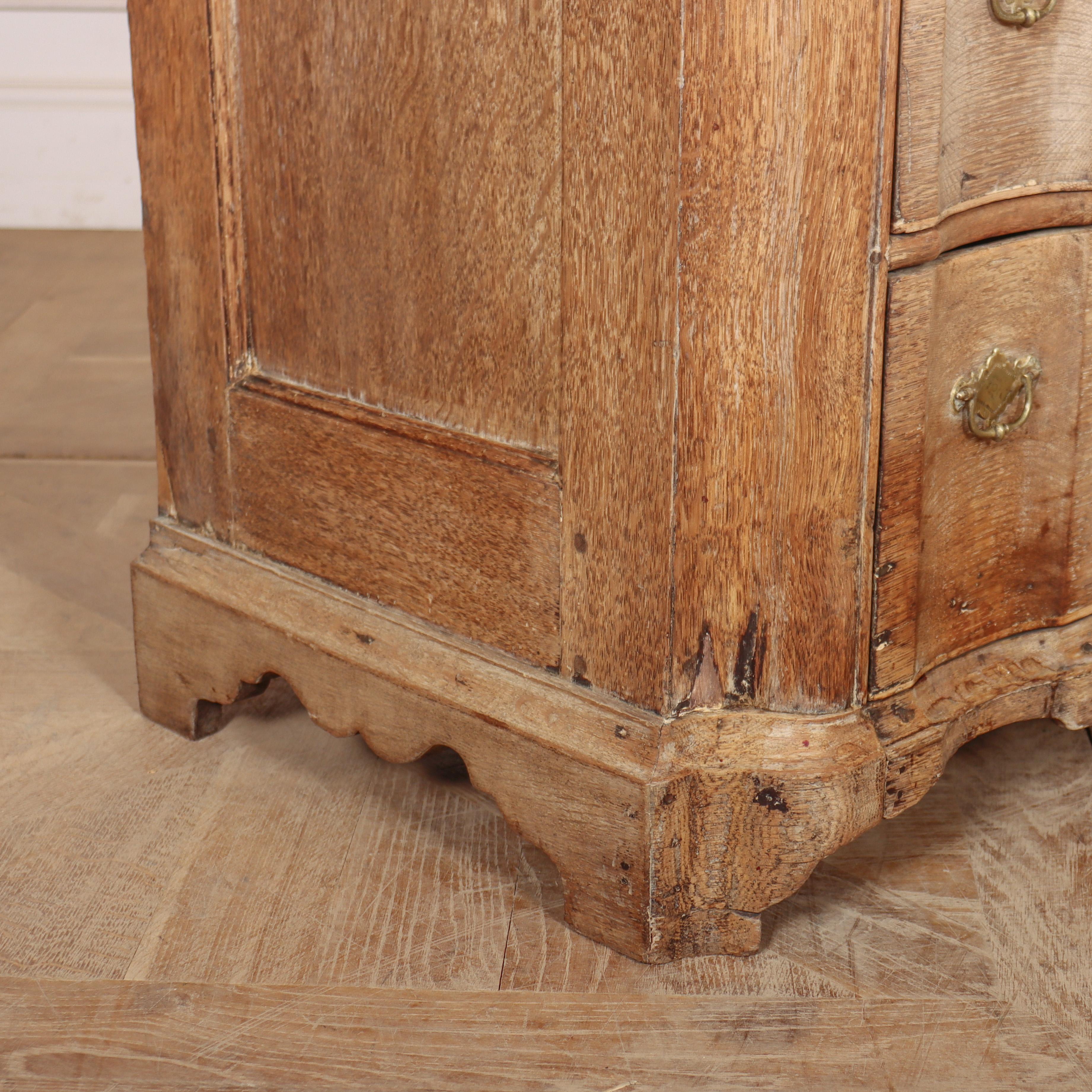 18th Century Bleached Oak Commode 3