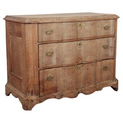 18th Century Bleached Oak Commode