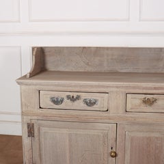 18th Century Bleached Oak Dresser Base