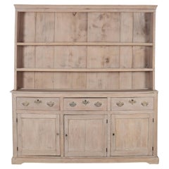 Antique 18th Century Bleached Oak Dresser