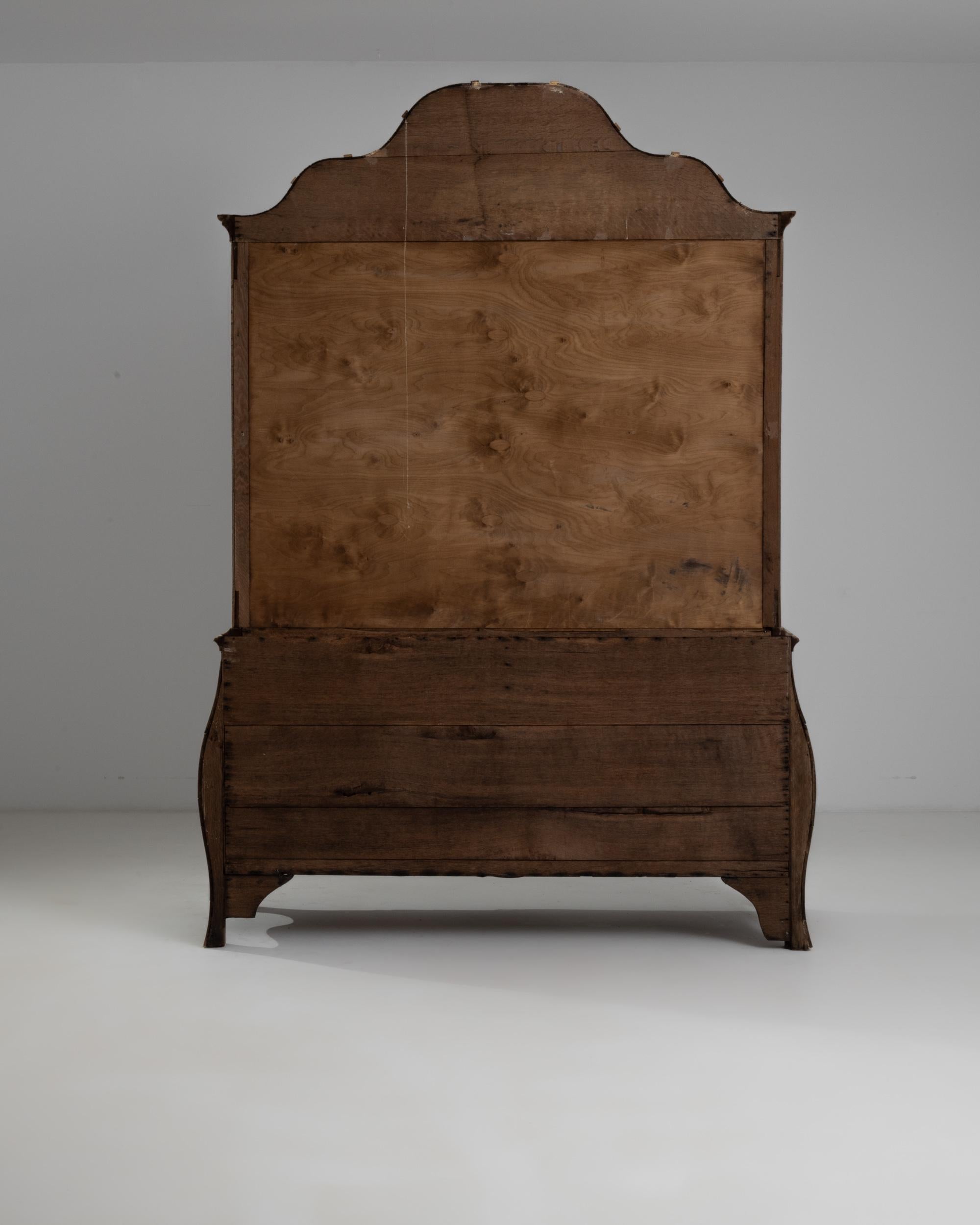 18th Century Bleached Oak Dutch Cabinet 5