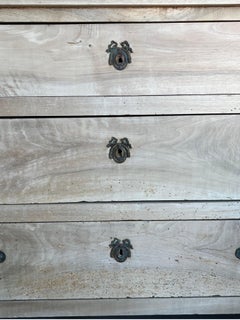 18th century Bleached Walnut Italian Louis XVI Commode