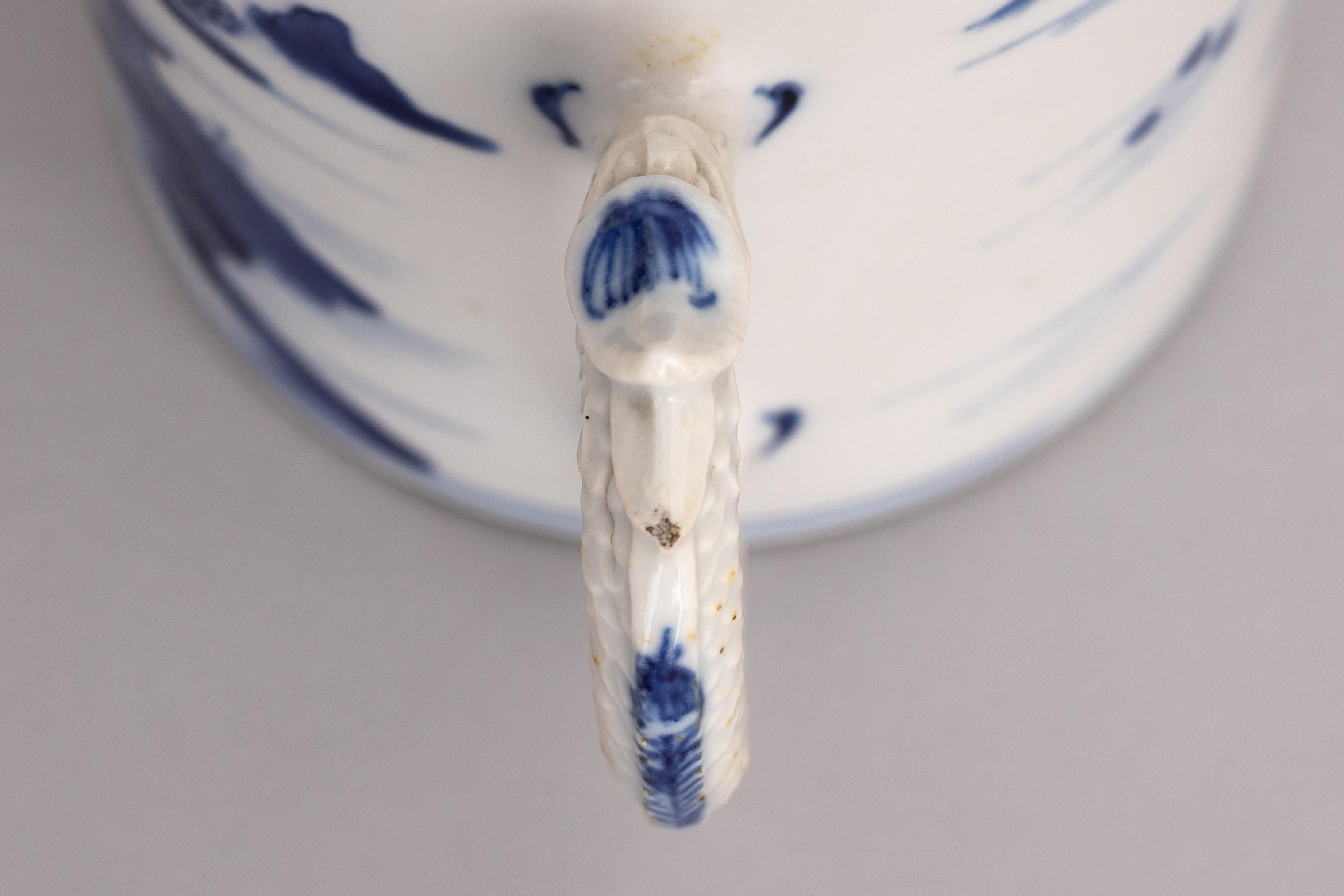 18th Century Blue and White Chinese Export Porcelain Mug 4