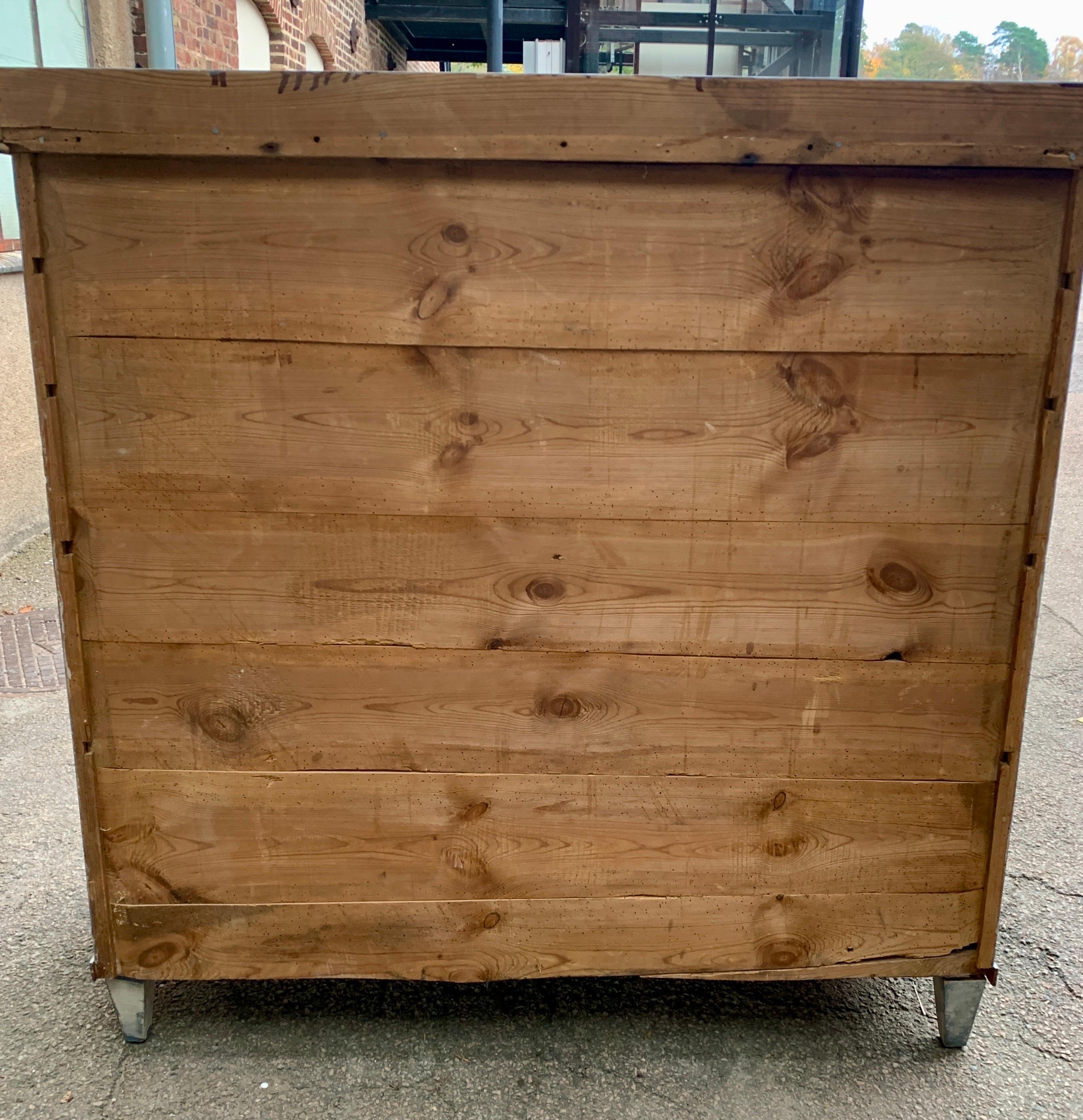 Credenza gustaviana dipinta di blu del XVIII secolo, Svezia in vendita 12