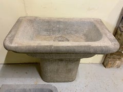 18th Century Bluestone Farmhouse Sink from Belgium