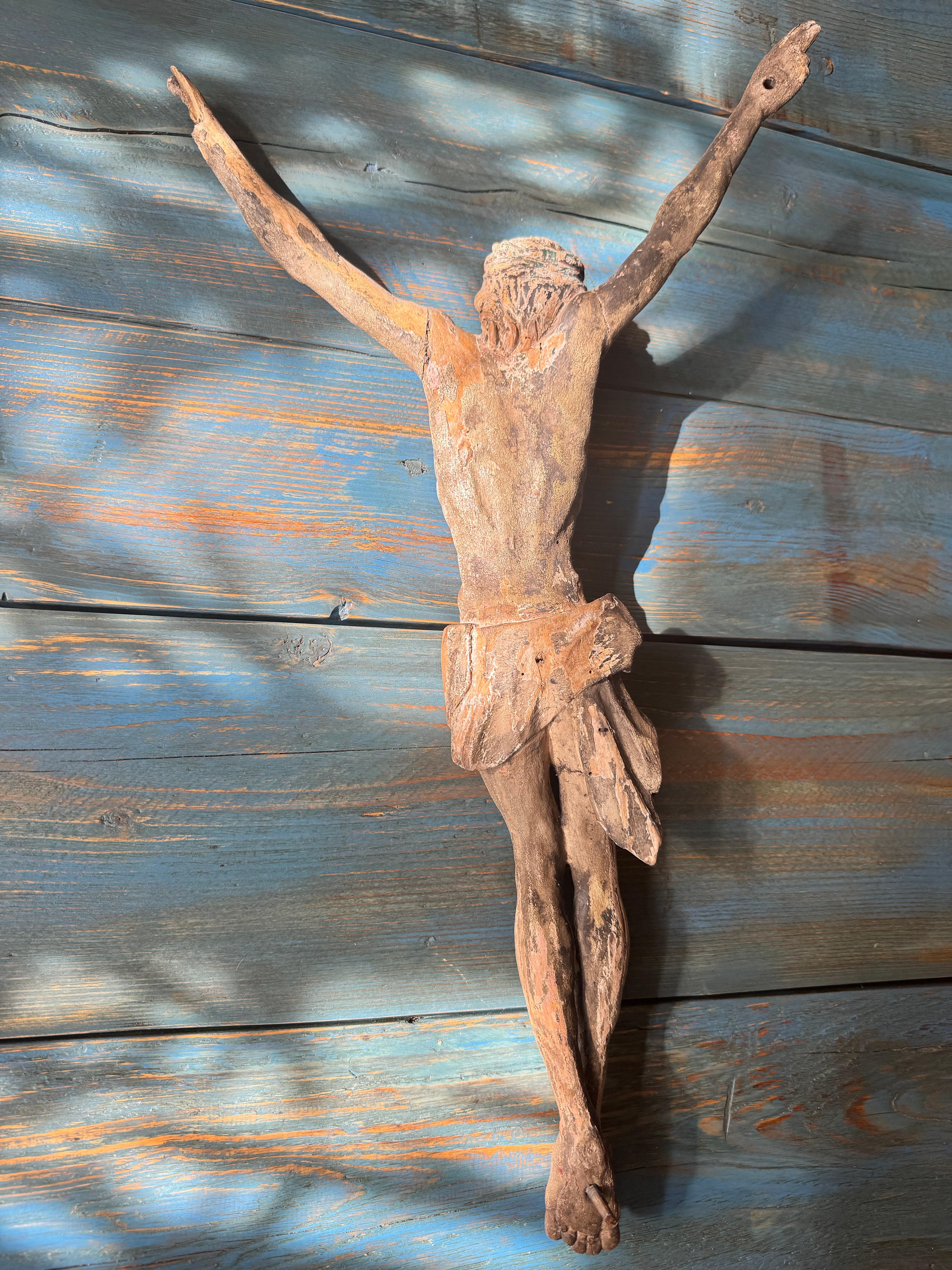 Corpus de Cristo bohemio del siglo XVIII Tallado en venta