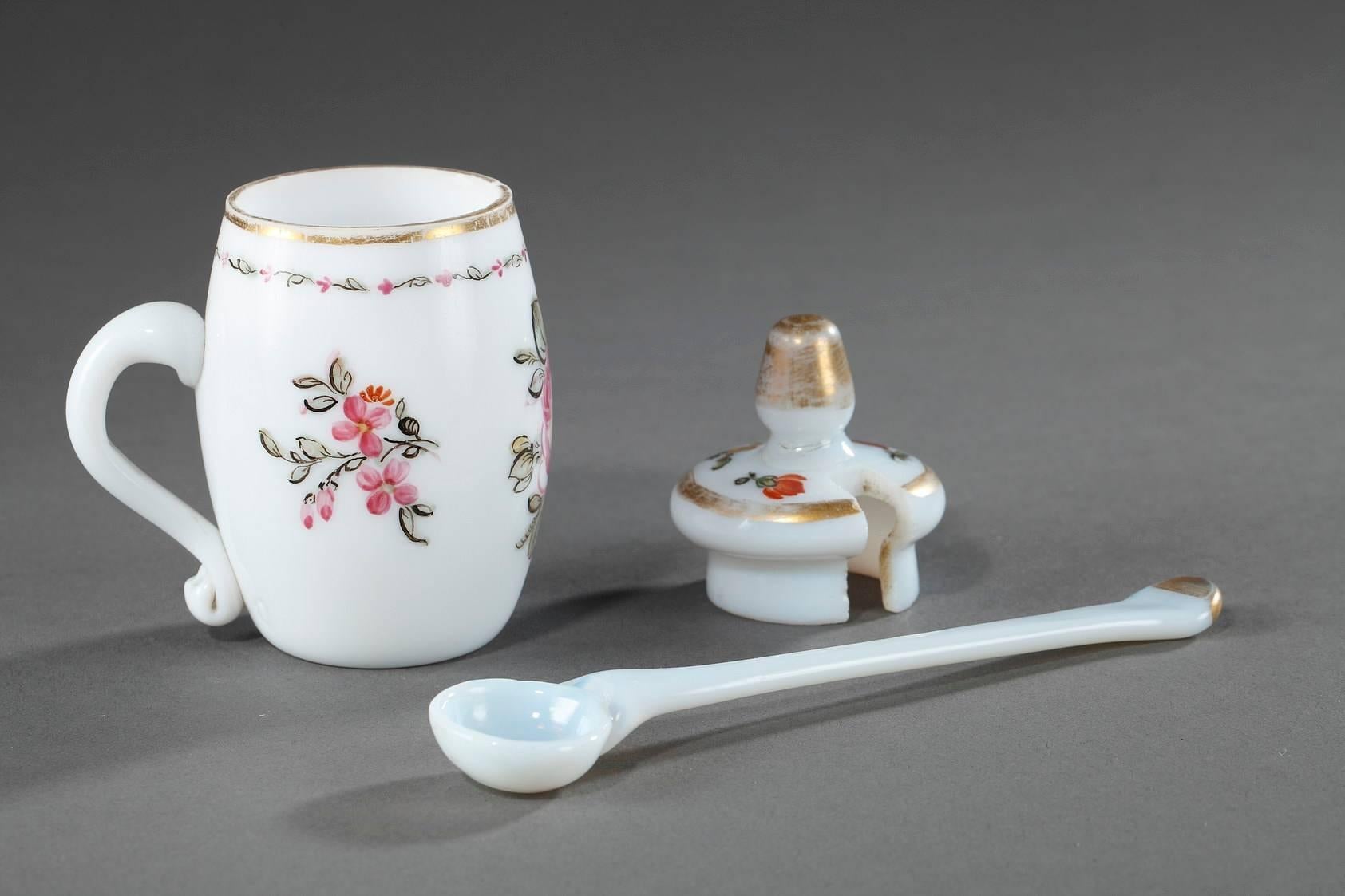 18th Century Bohemian Opaline Service Set For Sale 1