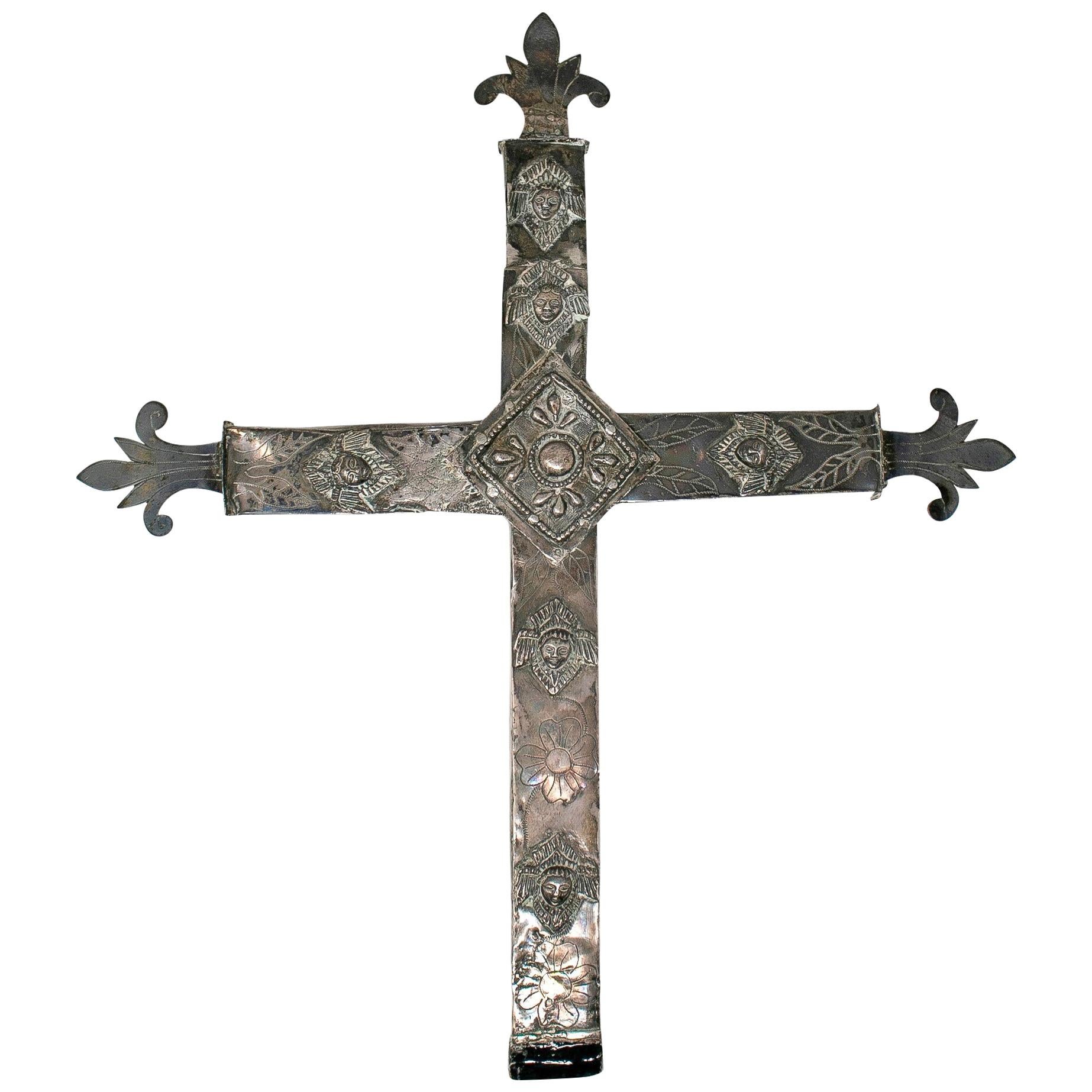 18th Century Bolivian Silver Cross