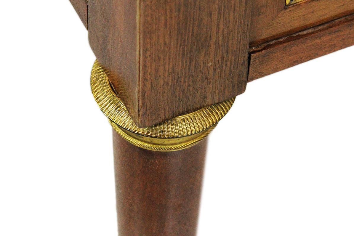 18th Century Bonheur Du Jour Desk Stamped Cramer in Mahogany Veneer For Sale 5