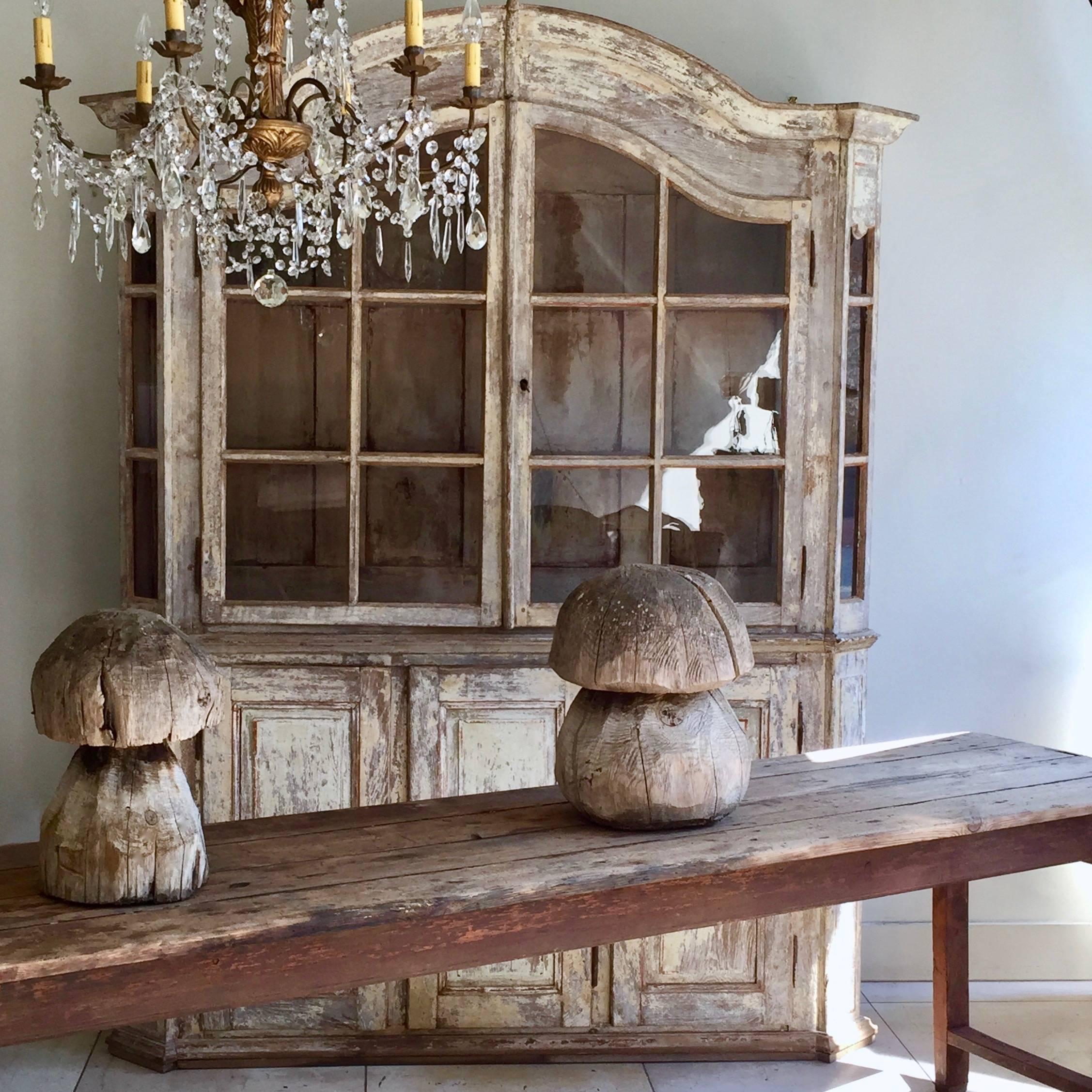 18th Century Bookcase/Vitrine Cabinet 4