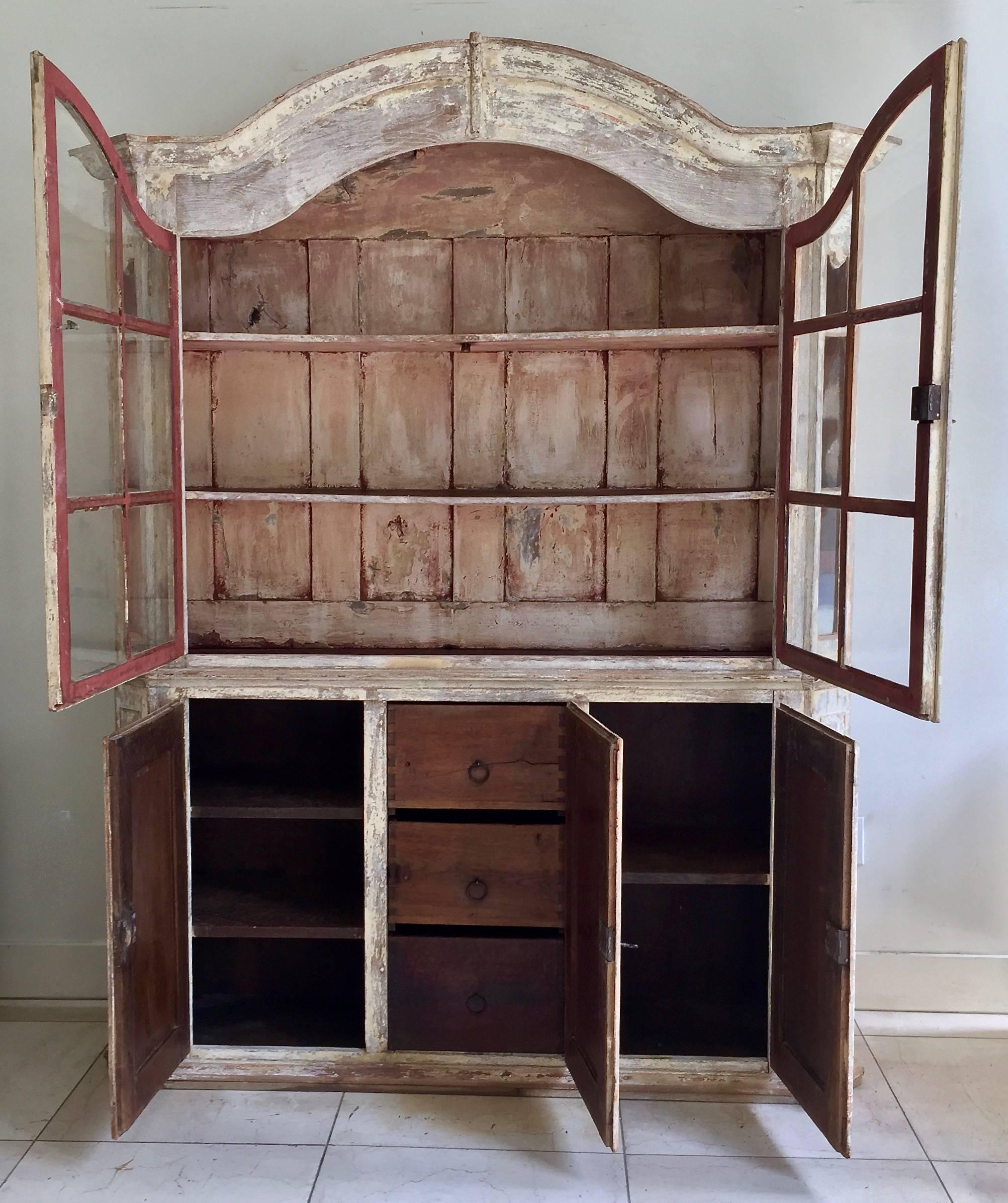 French 18th Century Bookcase/Vitrine Cabinet