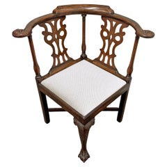 18th Century Bostonian Chippendale Corner Chair