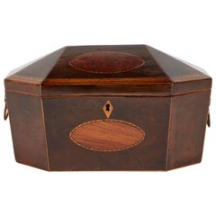 Boîte du 18e siècle en loupe d'if