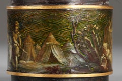 18th Century Box Martin Varnish and Gold Mount Signed Bardin