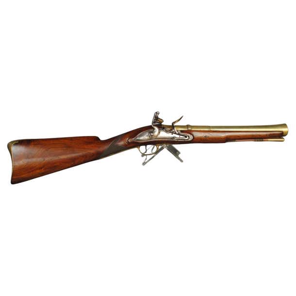 18th Century Brass Barrelled Flintlock Blunderbuss For Sale at 1stDibs