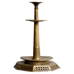 Used 18th Century Brass Candlestick