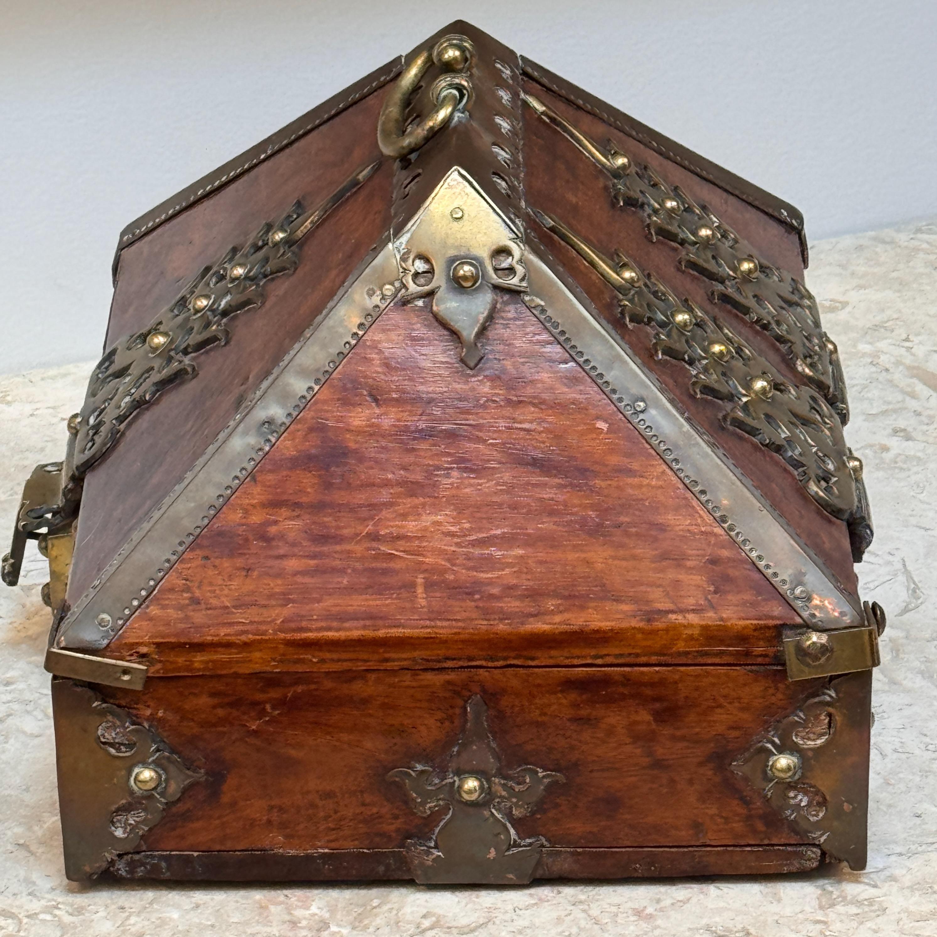 18th Century Brass Mounted and Lacquered 