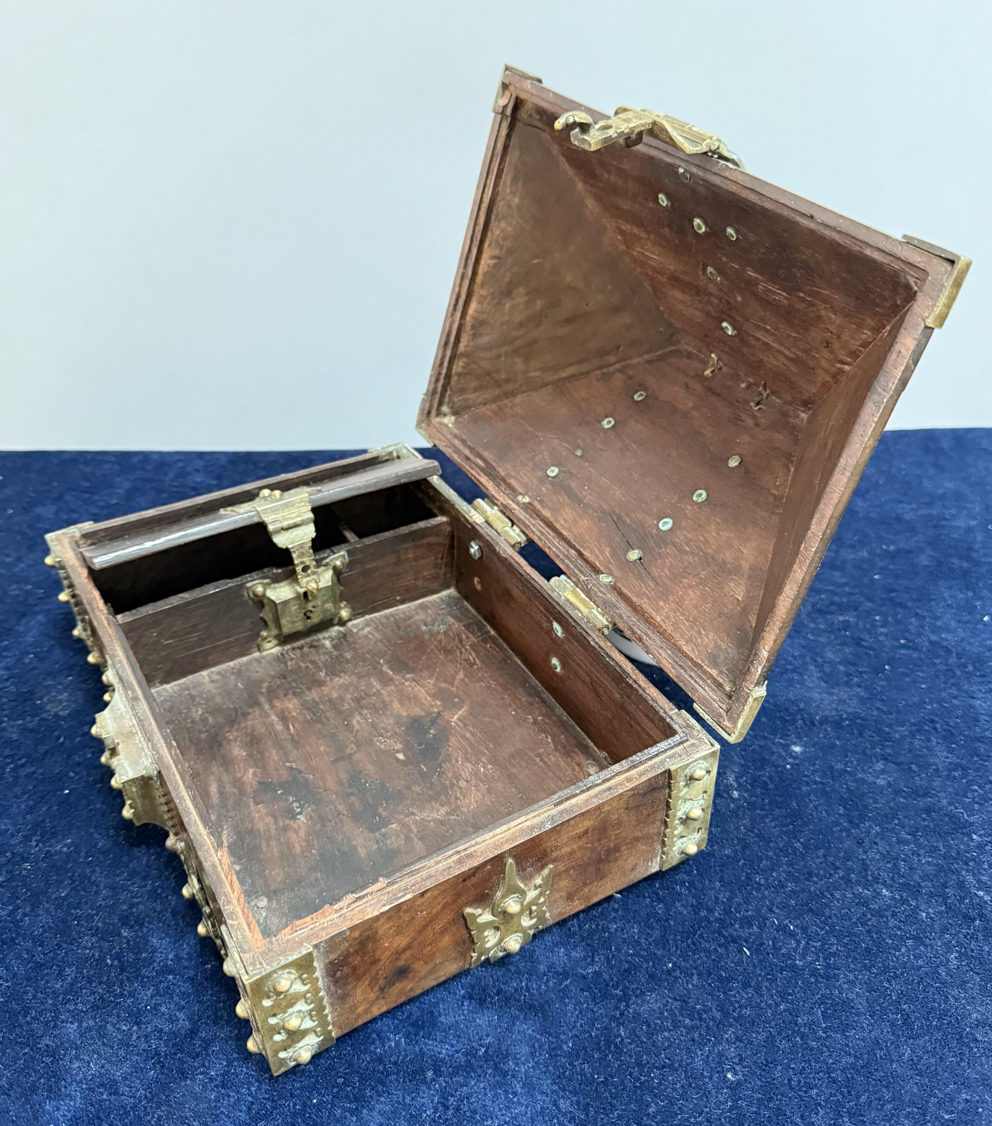 XVIIIe siècle et antérieur Boîte de dot 