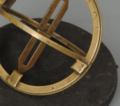 18th Century, Brass Ring Dial in Fishskin Case