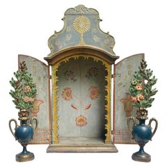 Antique 18th Century  Baroque Shrine 