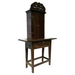 18th-Century Brazilian Colonial Shrine & a Late 18th-Century Brazilian Table