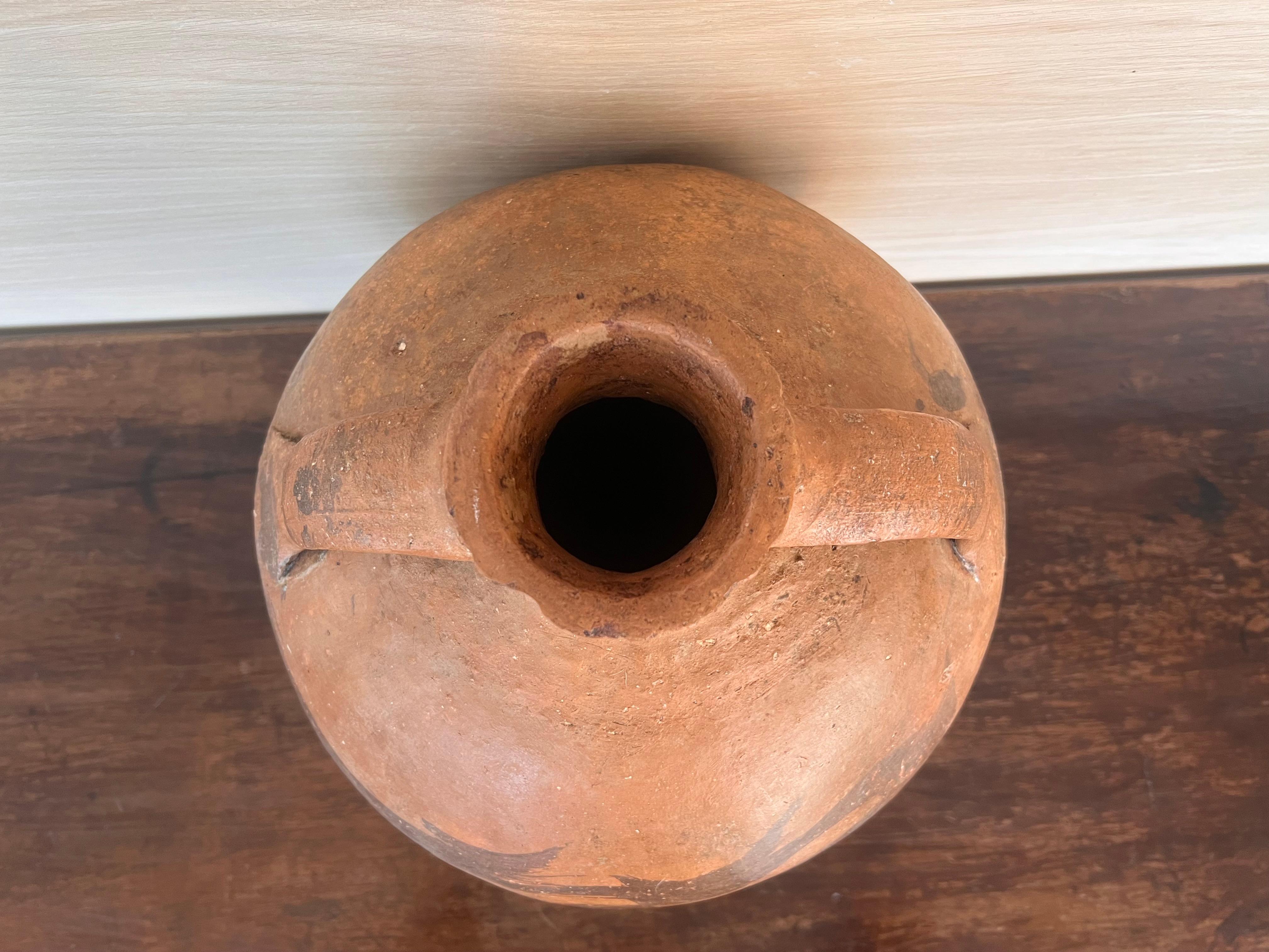 Brautkrug-Vase „Cantaro“ aus Calanda, Spanien, Terrakotta-Vase, 18. Jahrhundert im Angebot 5